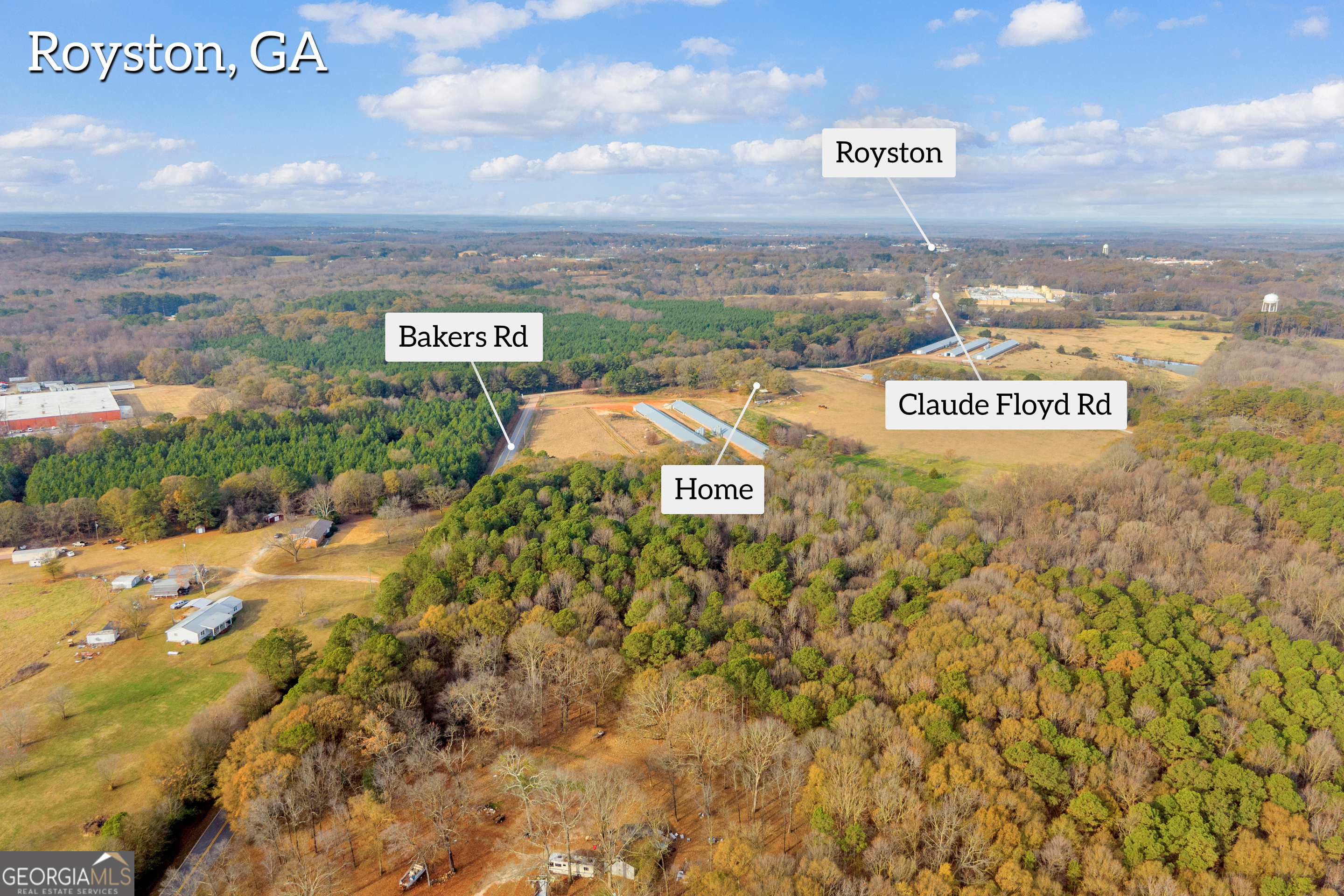 1350 Bakers Road Royston, GA 30662 - Photo 14 of 35 a view of a sign board