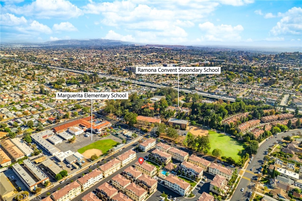 1533 St Simon Circle, Unit B Alhambra, CA 91803 - Photo 26 of 27 an aerial view of a city
