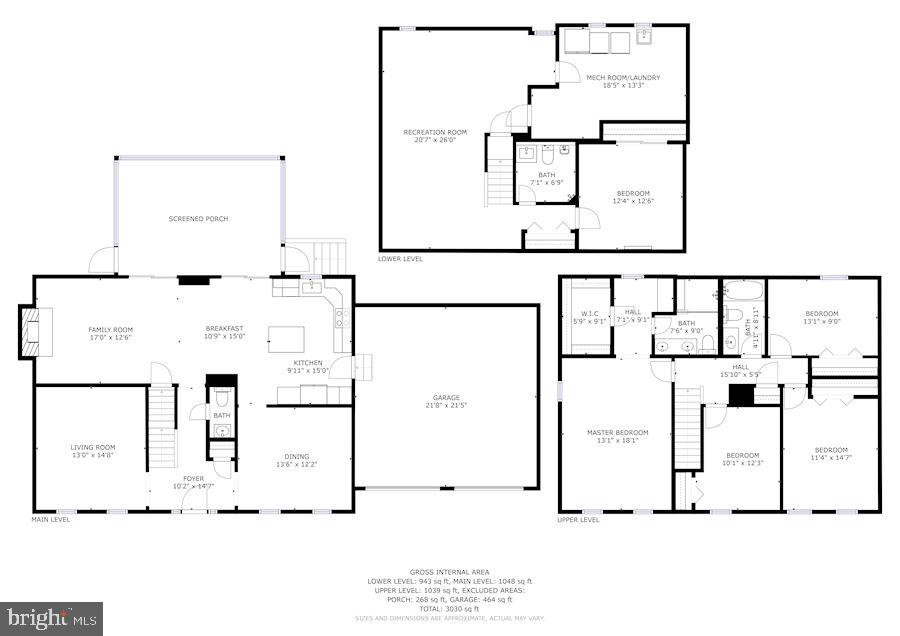 7263 Kindler Road Columbia, MD 21046 - Photo 44 of 47 Floor Plan