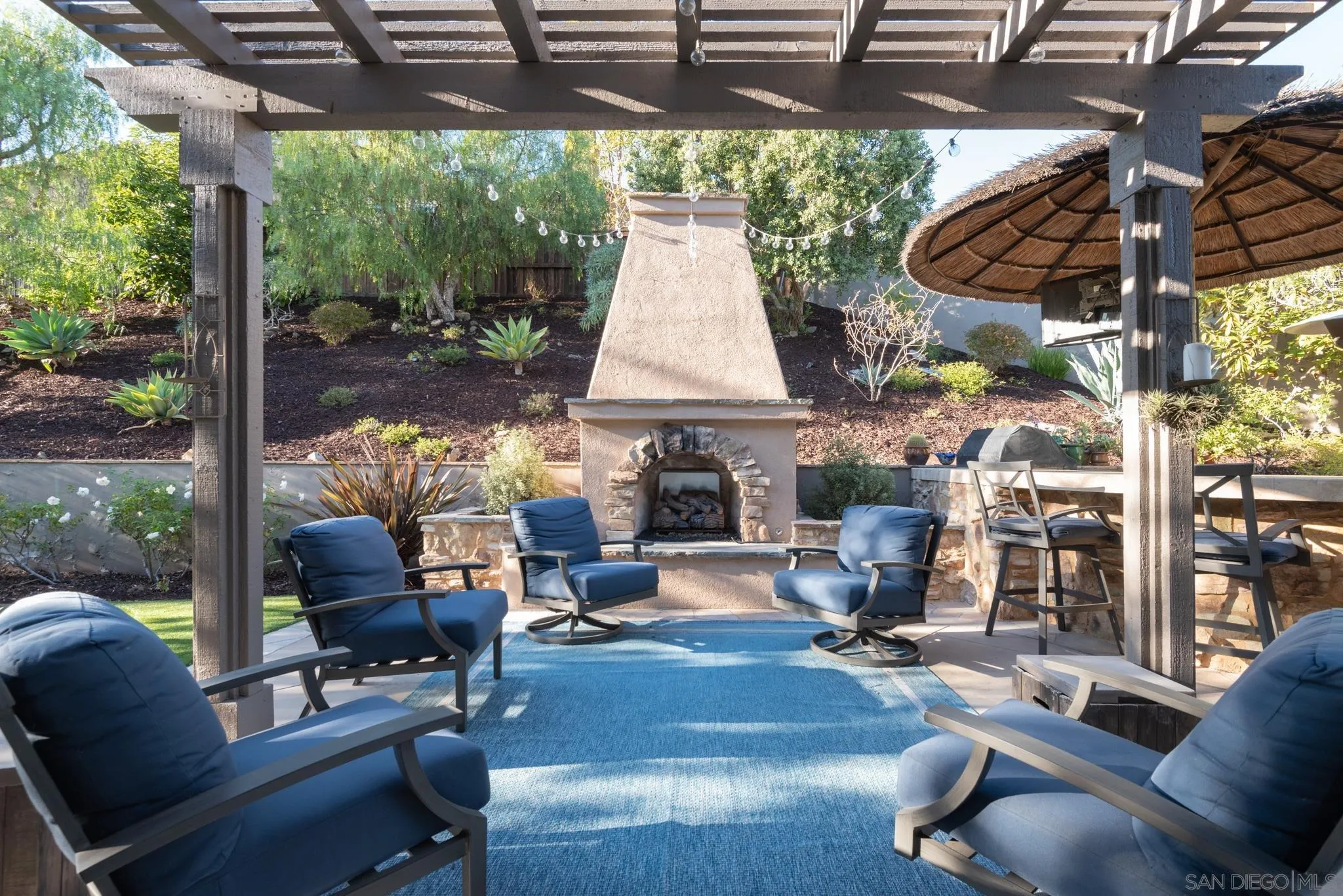 3234 Corte Aliso Carlsbad, CA 92009 - Photo 32 of 44 a outdoor living space with furniture and garden view