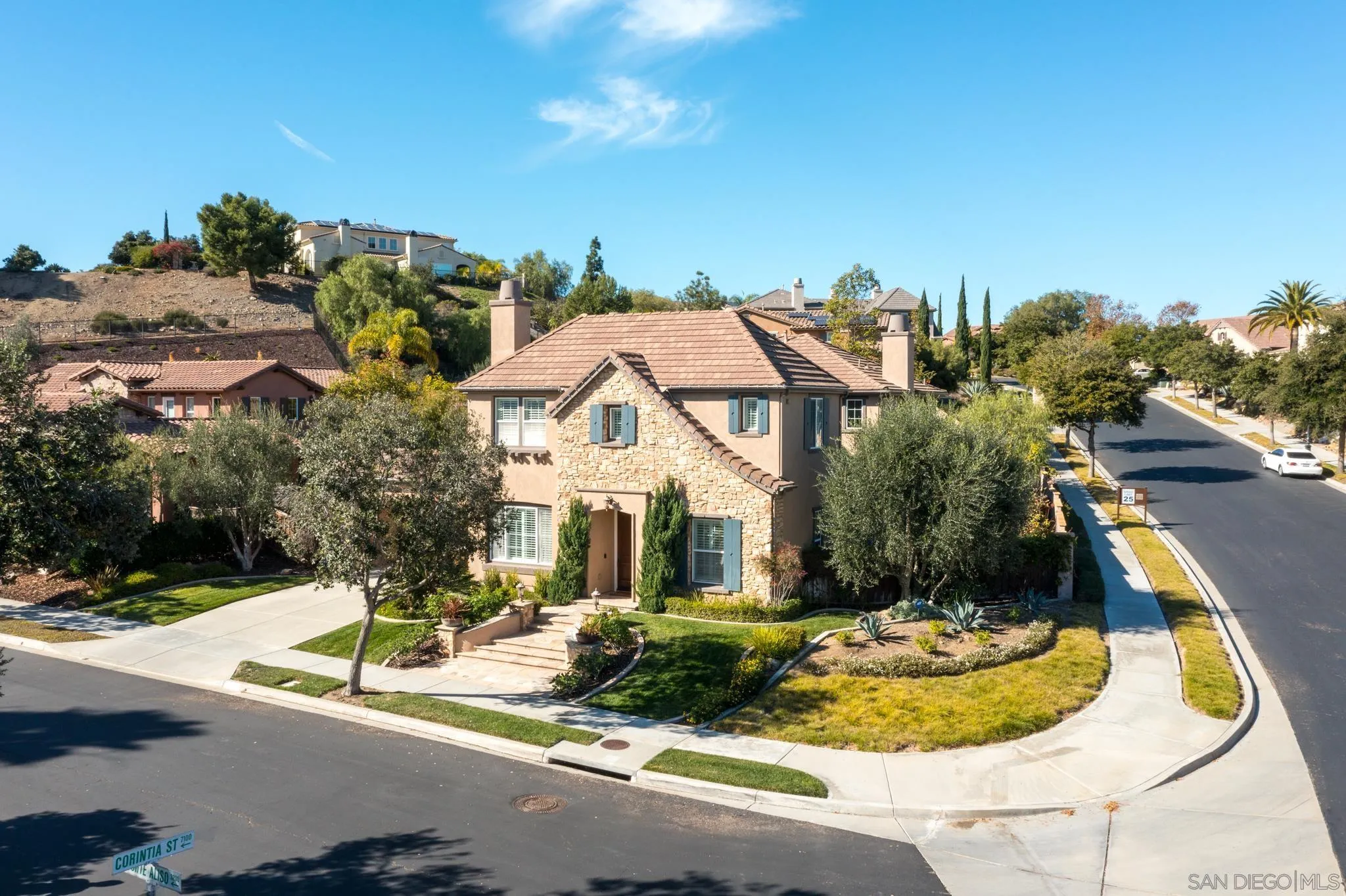 3234 Corte Aliso Carlsbad, CA 92009 - Photo 40 of 44 a view of a house with outdoor space and sitting area