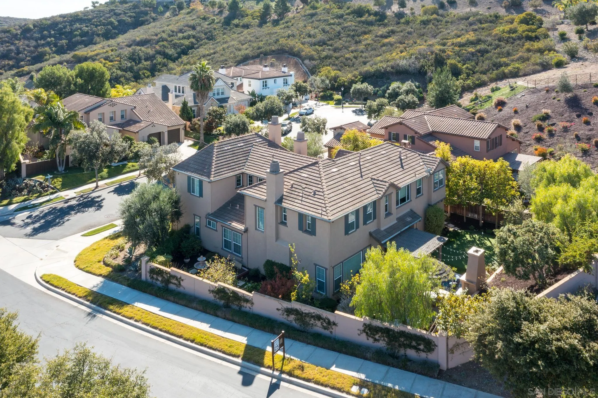 3234 Corte Aliso Carlsbad, CA 92009 - Photo 43 of 44 an aerial view of residential houses with yard