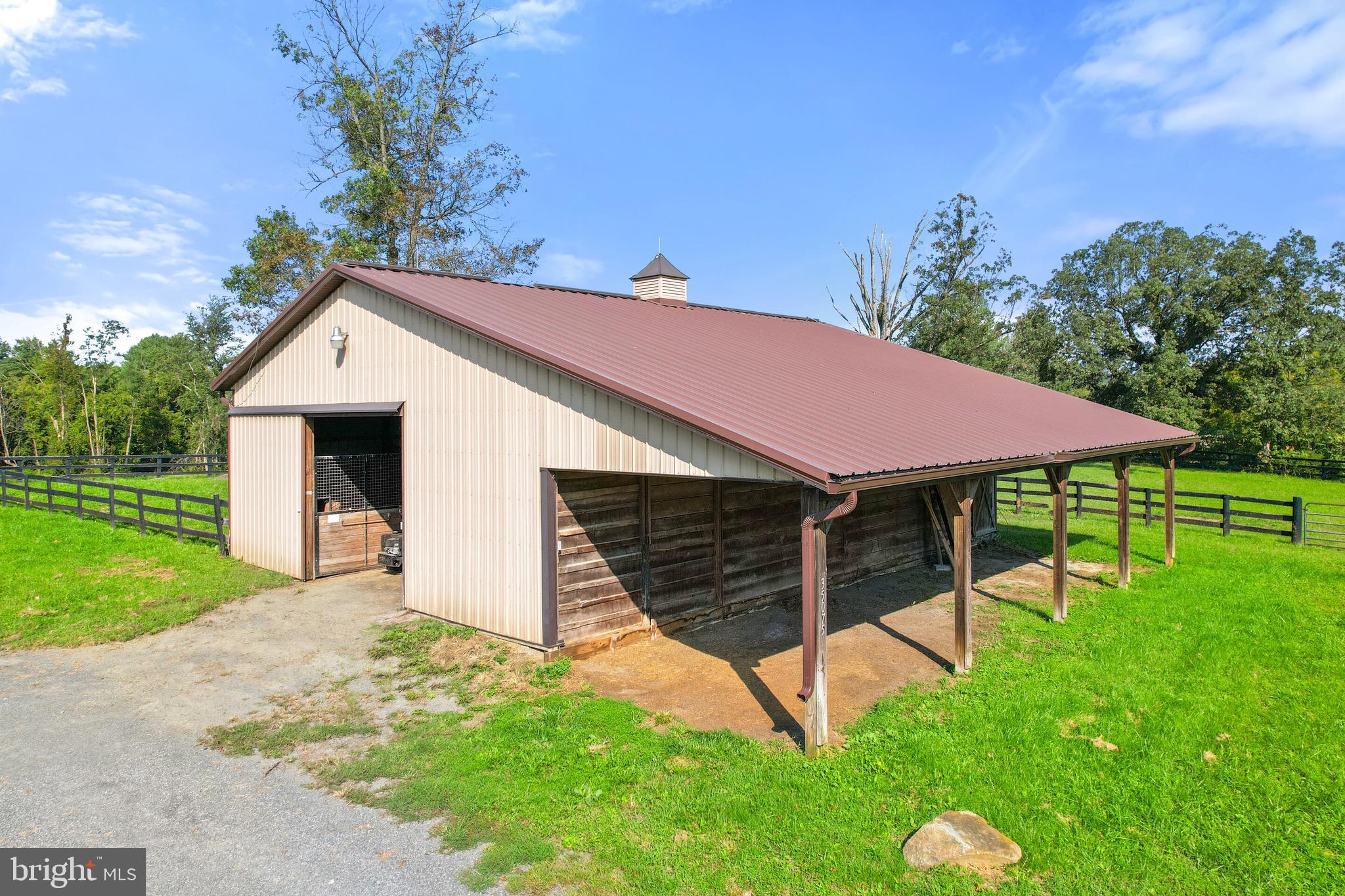 35075 Bloomfield Road Round Hill, VA 20141 - Photo 27 of 63 View of the 5-stall center aisle barn