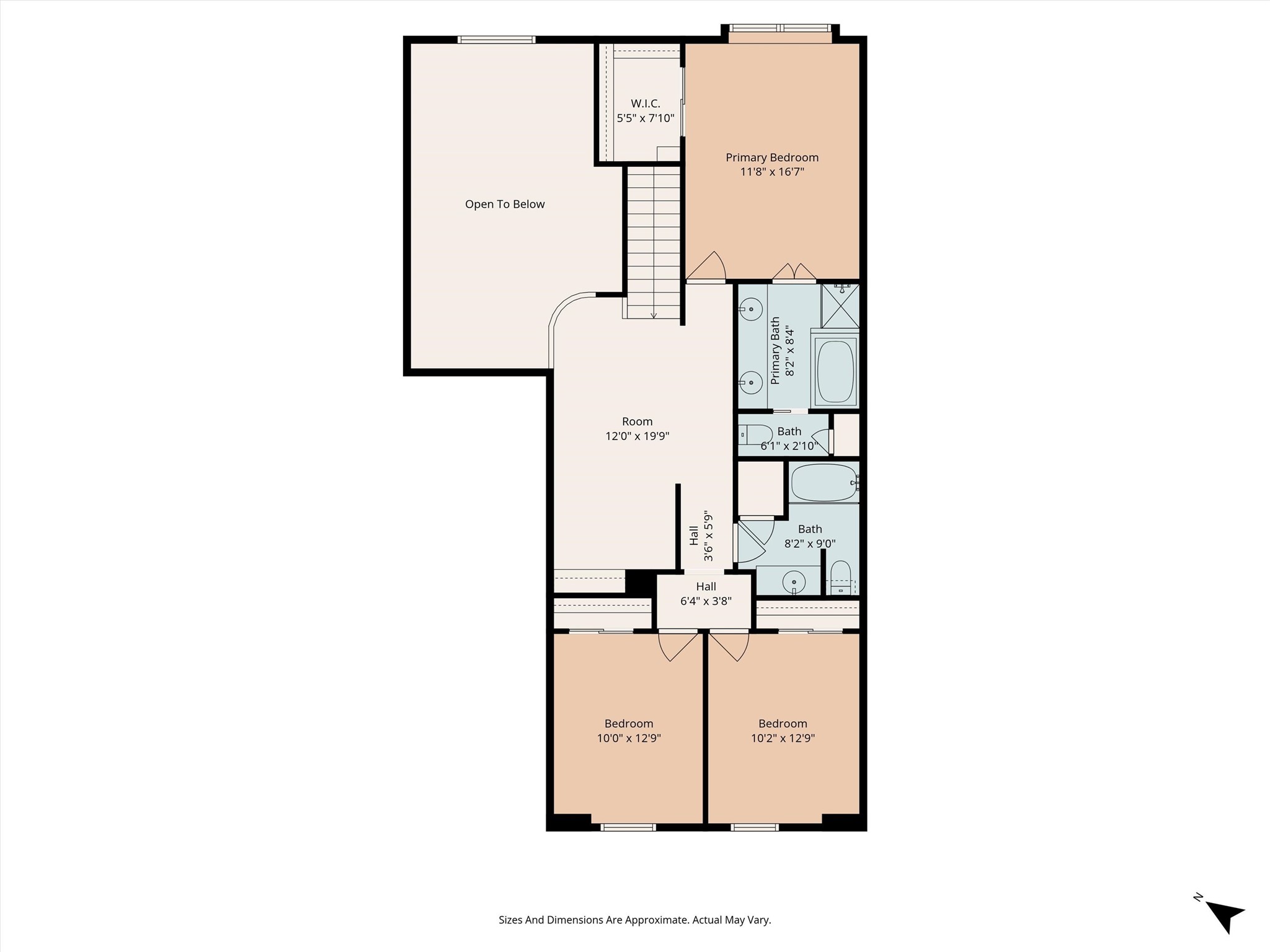 14420 Walters Road, Unit 26 Houston, TX 77014 - Photo 38 of 45 Explore the spacious second floor featuring a luxurious primary bedroom with an ensuite bath and walk-in closet, two additional bedrooms, a versatile open area, ample storage, and tons of natural lighting - perfect for modern living.