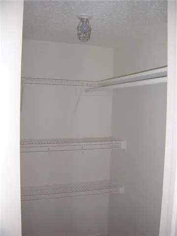 a view of a closet