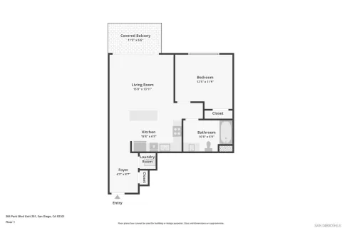 $409,900 | 206 Park Boulevard, Unit 313, San Diego, CA 92101