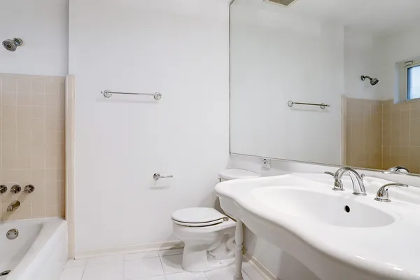 a bathroom with a sink and a toilet