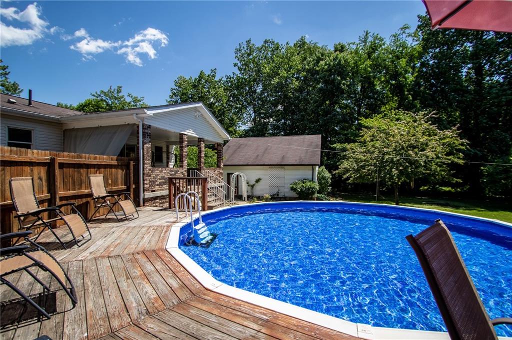 186 Riemer Road Sarver, PA 16055 - Photo 20 of 25 a view of a house with swimming pool and sitting area