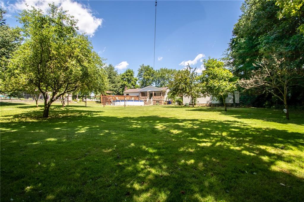 186 Riemer Road Sarver, PA 16055 - Photo 23 of 25 a view of yard with swimming pool and green space