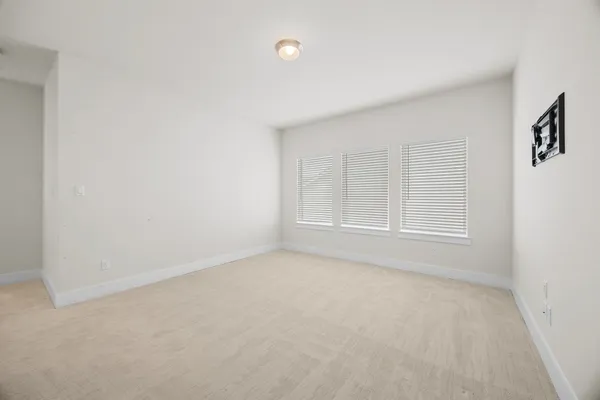 a view of a hallway with elevator