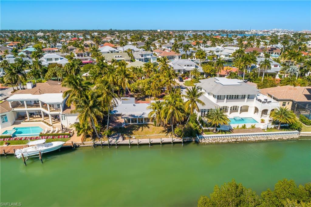 2195 Sheepshead Drive Naples, FL 34102 - Photo 11 of 14 an aerial view of a house with a ocean view