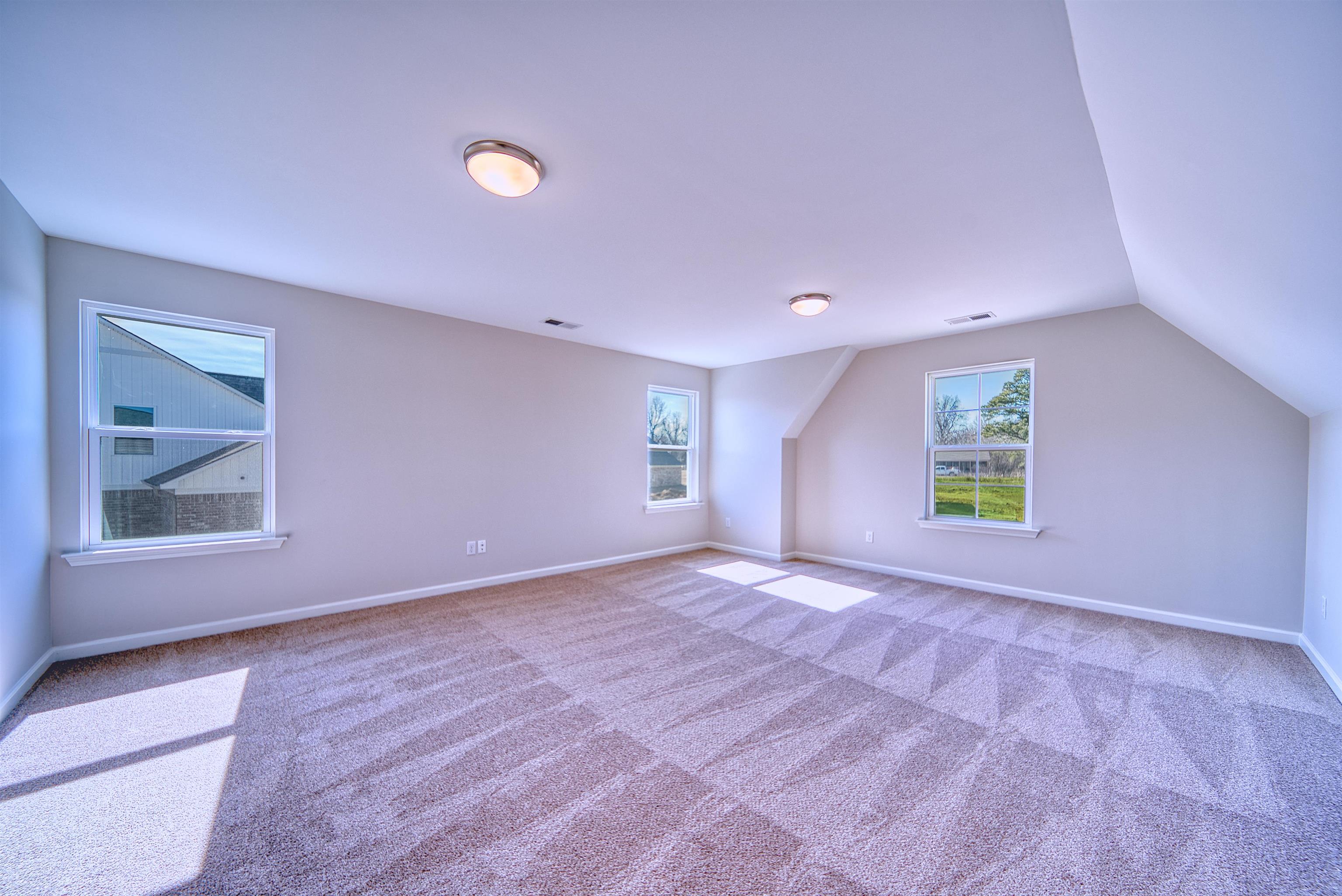 196 Como Lane Atoka, TN 38004 - Photo 26 of 40 Additional living space with vaulted ceiling and carpet floors