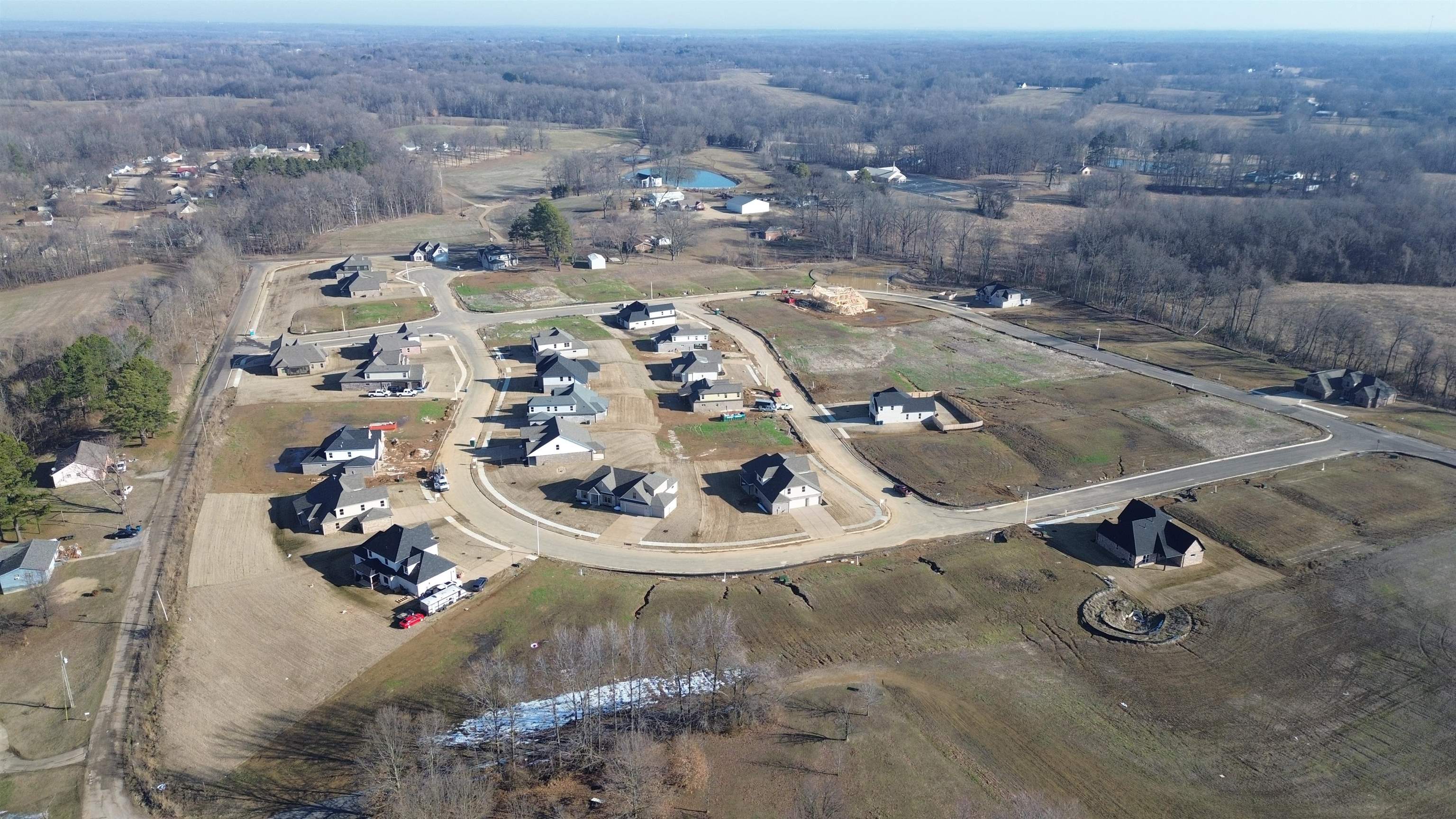 196 Como Lane Atoka, TN 38004 - Photo 37 of 40 an aerial view of residential houses with outdoor space
