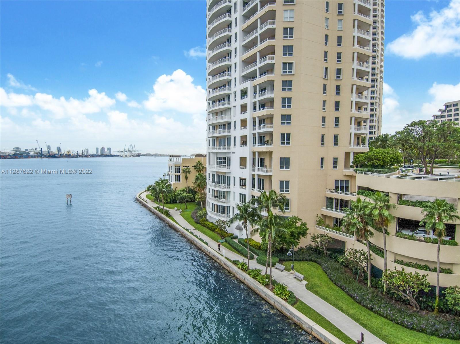 888 Brickell Key Drive, Unit 1508 Miami, FL 33131 - Photo 12 of 12 a view of a lake with a outdoor space