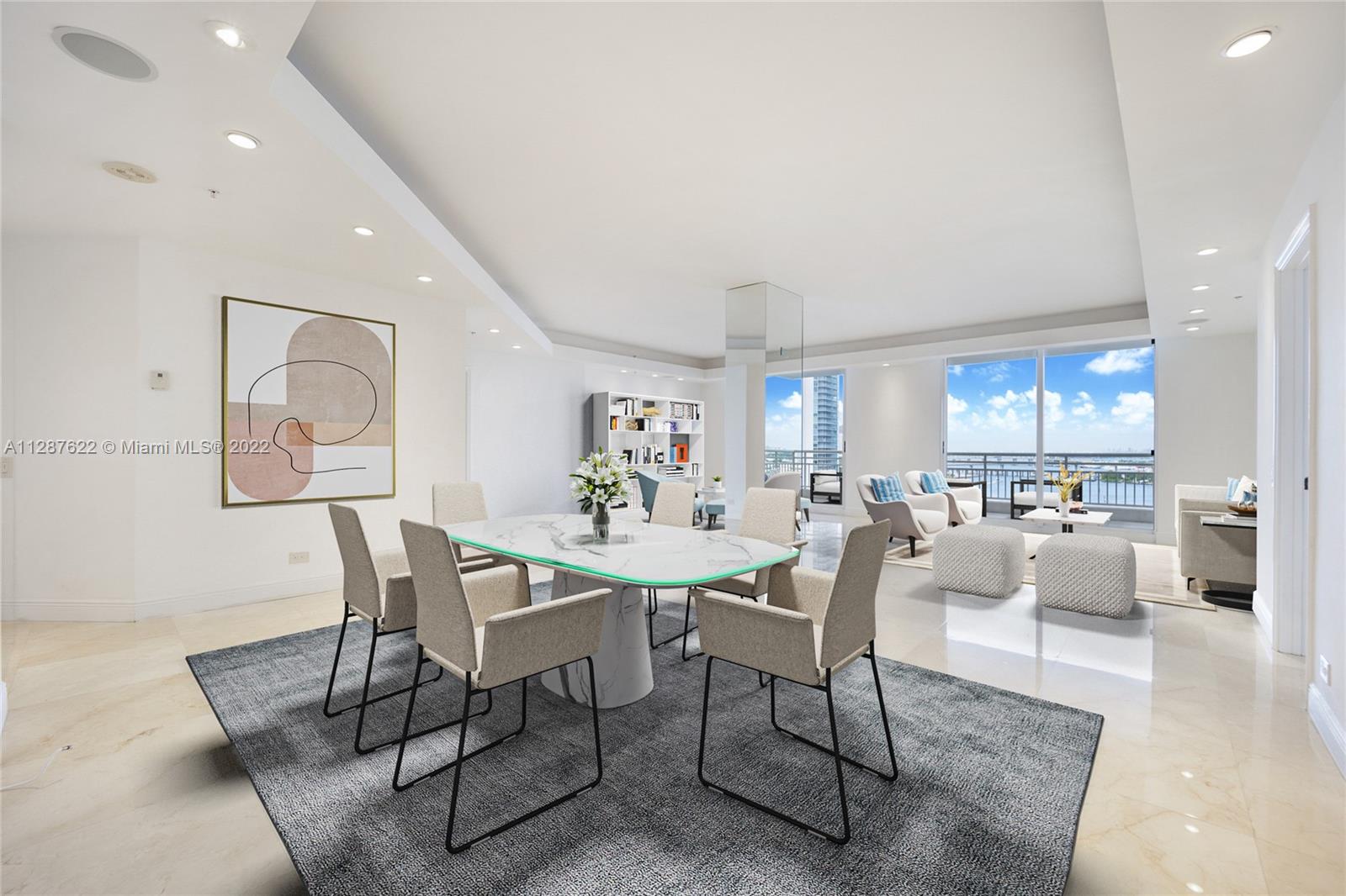 888 Brickell Key Drive, Unit 1508 Miami, FL 33131 - Photo 2 of 12 a view of a dining room with furniture