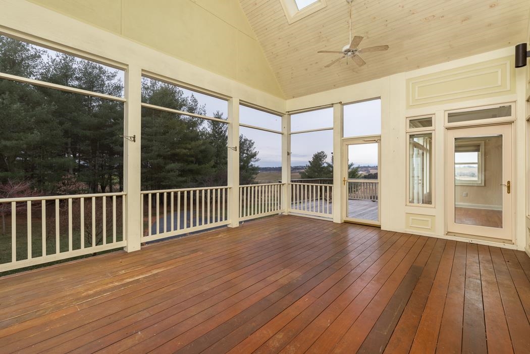 1068 Entry School Road Fishersville, VA 22939 - Photo 18 of 74 a view of a porch with wooden floor and garden