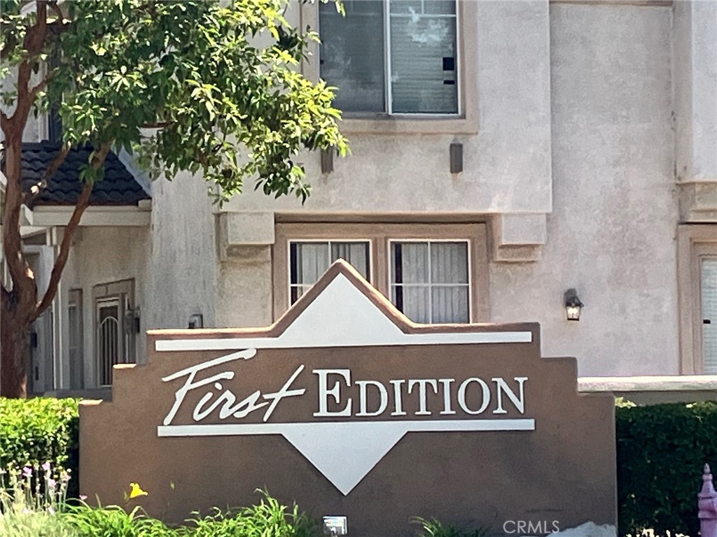 a sign that is on the side of a building