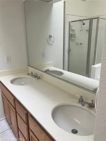 a bathroom with a sink and a tub