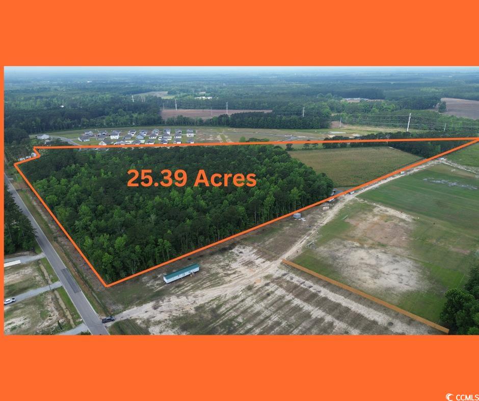 777 Loris Sc 29569 Loris, SC 29569 - Photo 2 of 13 Overview of rural landscape with property boundari