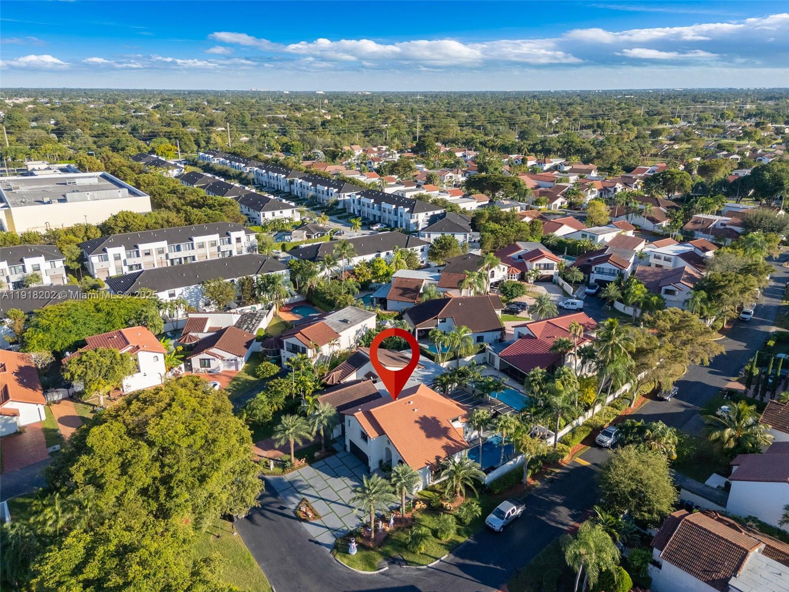 11830 Southwest 104th Lane Miami, FL 33186 - Photo 39 of 48 an aerial view of residential houses with outdoor space
