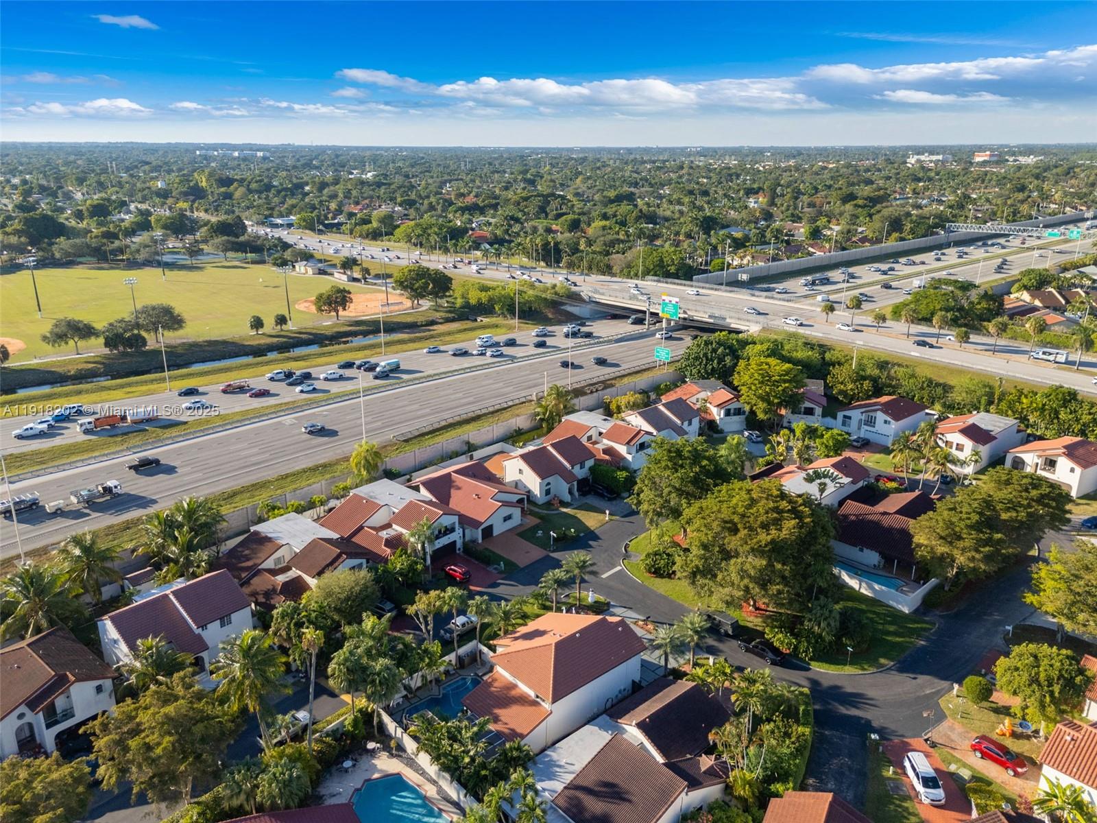 11830 Southwest 104th Lane Miami, FL 33186 - Photo 44 of 48 a view of a city with lots of trees and houses