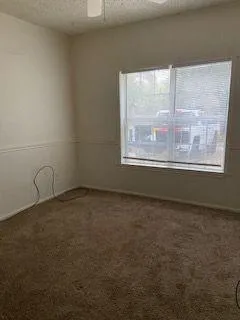 a view of a window in an empty room