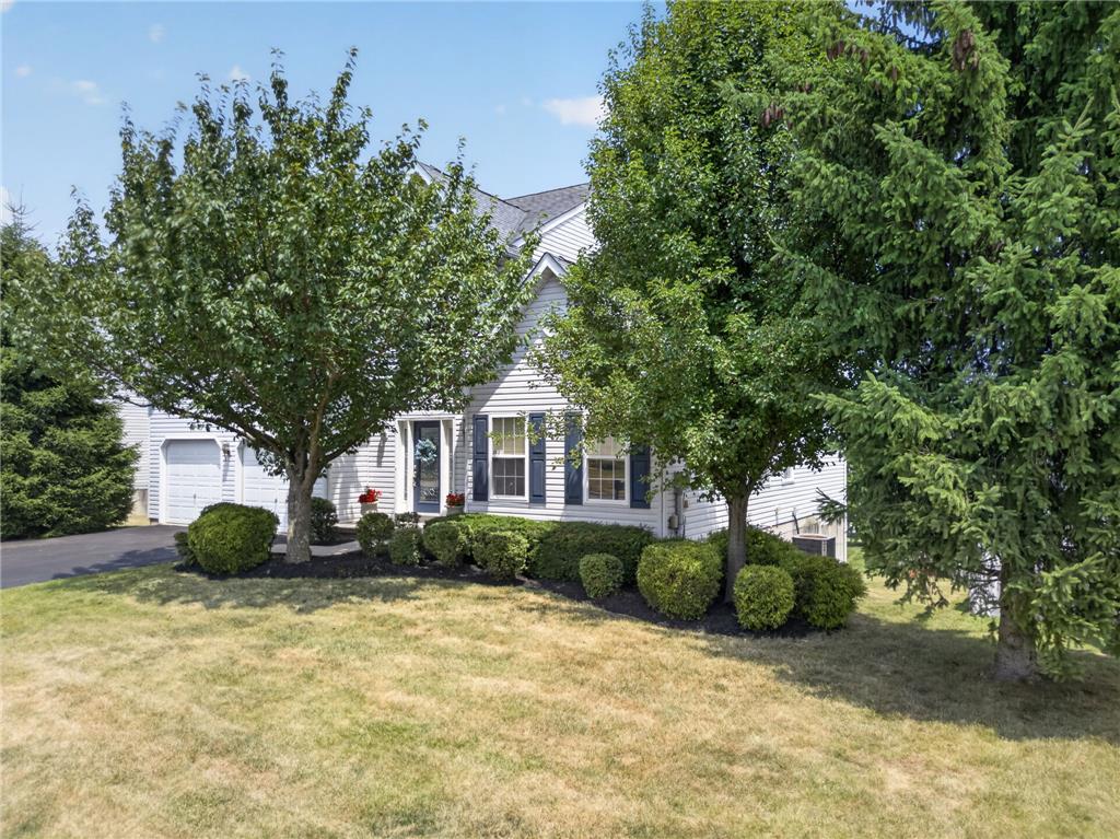 3821 Rittenhouse Road Lower Macungie Township, PA 18062 - Photo 5 of 62 Well-maintained curb appeal offers a welcoming facade with mature landscaping and ample parking.