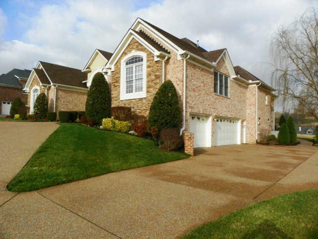 Three car garage and parking