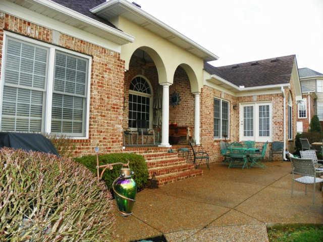 Patio and entertaining area