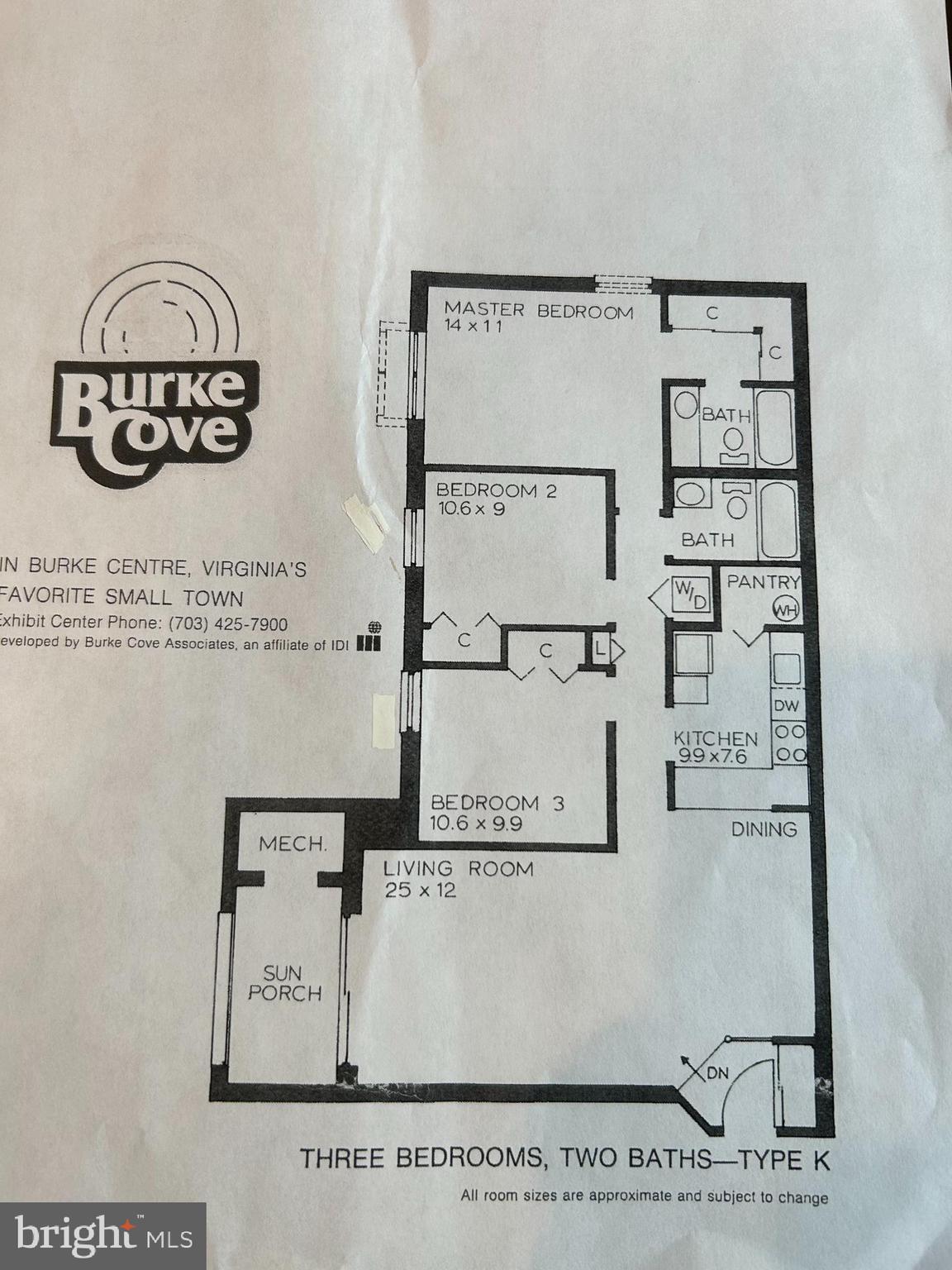 5815 Cove Landing Road, Unit 204 Burke, VA 22015 - Photo 38 of 39 Reverse floor plan.