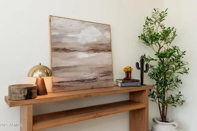 a close view of sink and a mirror
