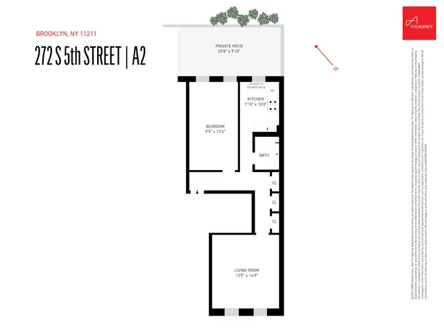 $595,000 | 272 South 5th Street, Unit A2 | Williamsburg