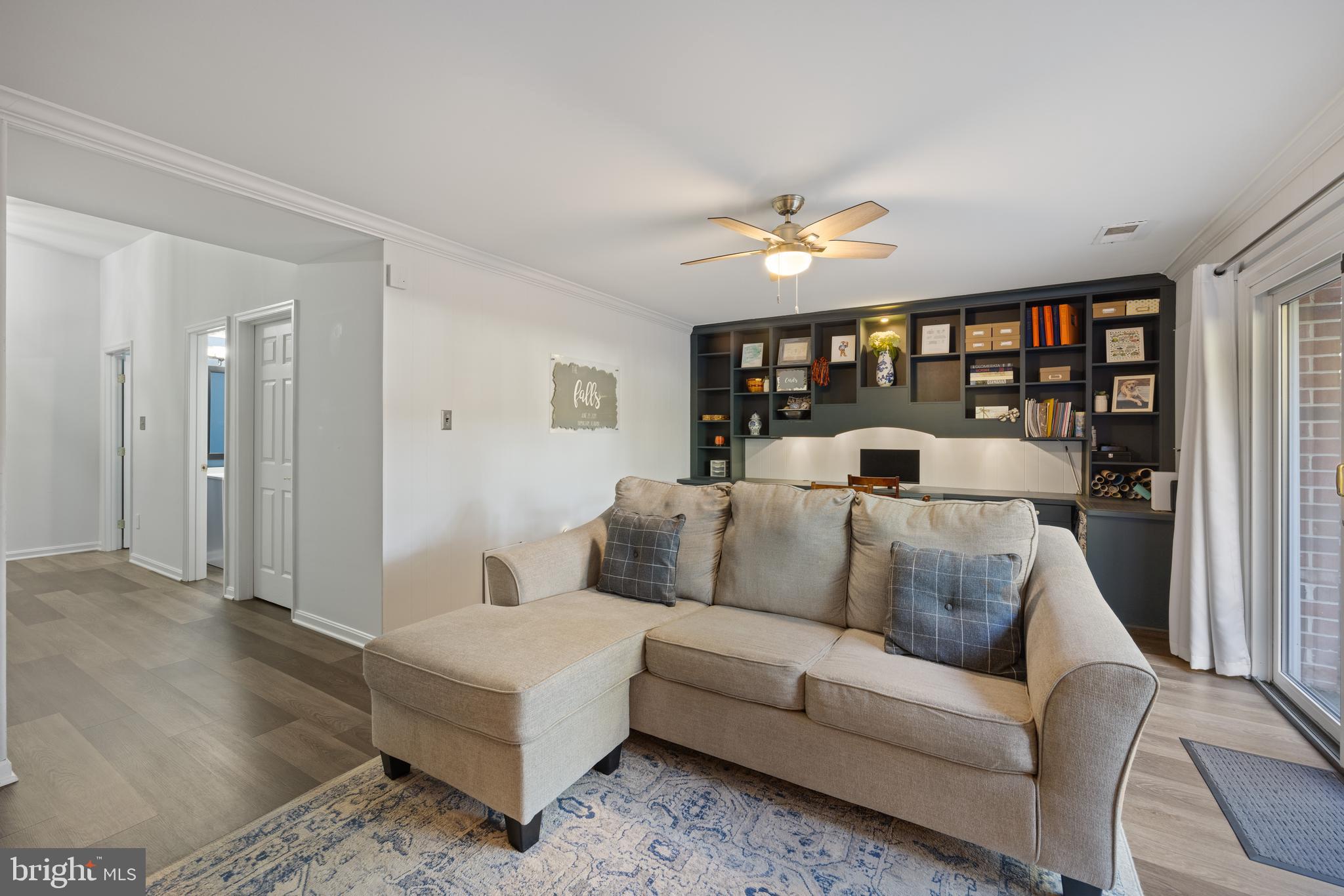 8522 Westover Court Springfield, VA 22152 - Photo 5 of 50 Fully finished lower level w/ built-in bookshelf