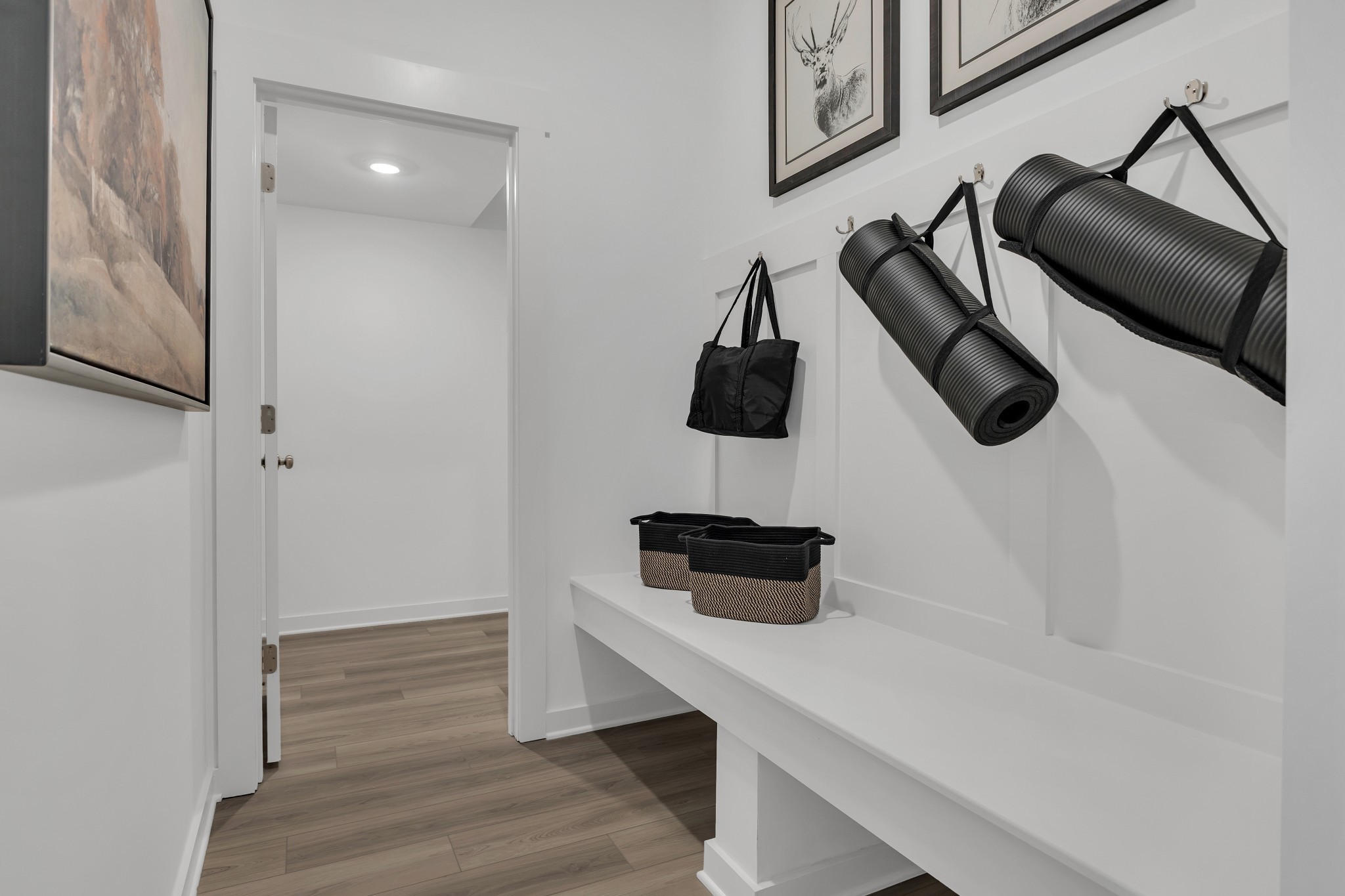 6356 North New Hope Road Hermitage, TN 37076 - Photo 22 of 37 a kitchen with a refrigerator and cabinets