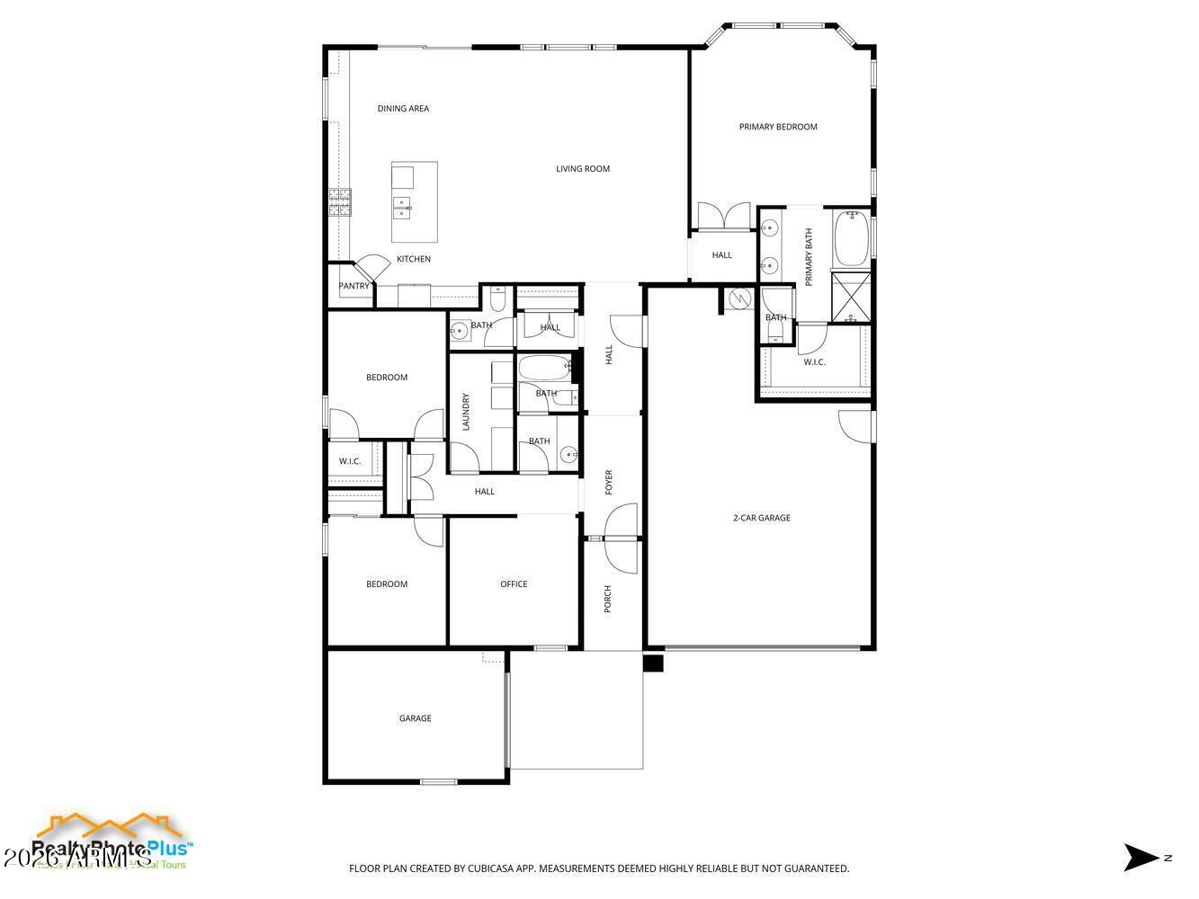 3246 North Springfield Street Buckeye, AZ 85396 - Photo 27 of 27 a picture of a floor plan