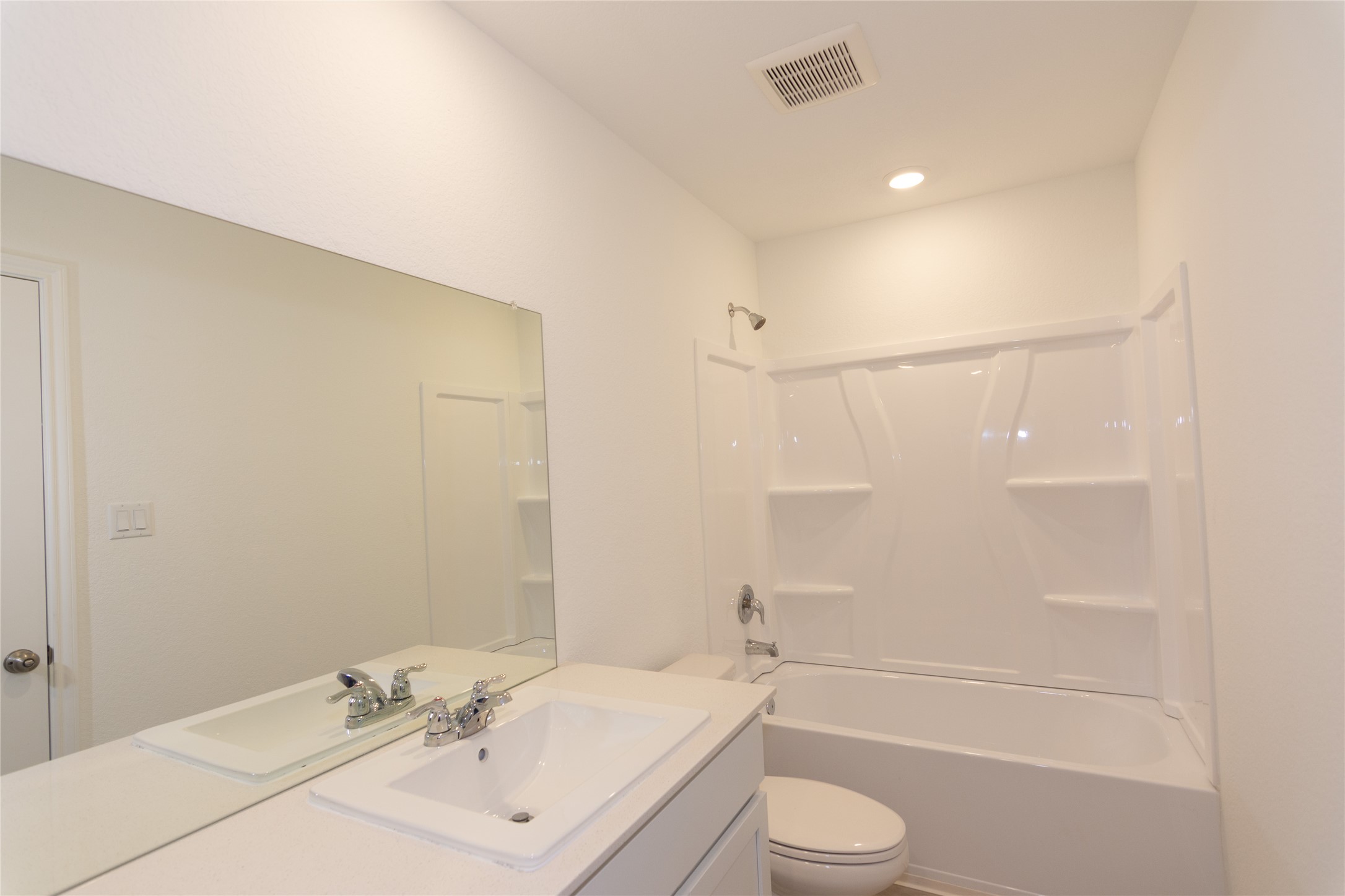 356 Marty Allen Loop Jarrell, TX 76537 - Photo 14 of 33 a bathroom with a sink toilet and shower