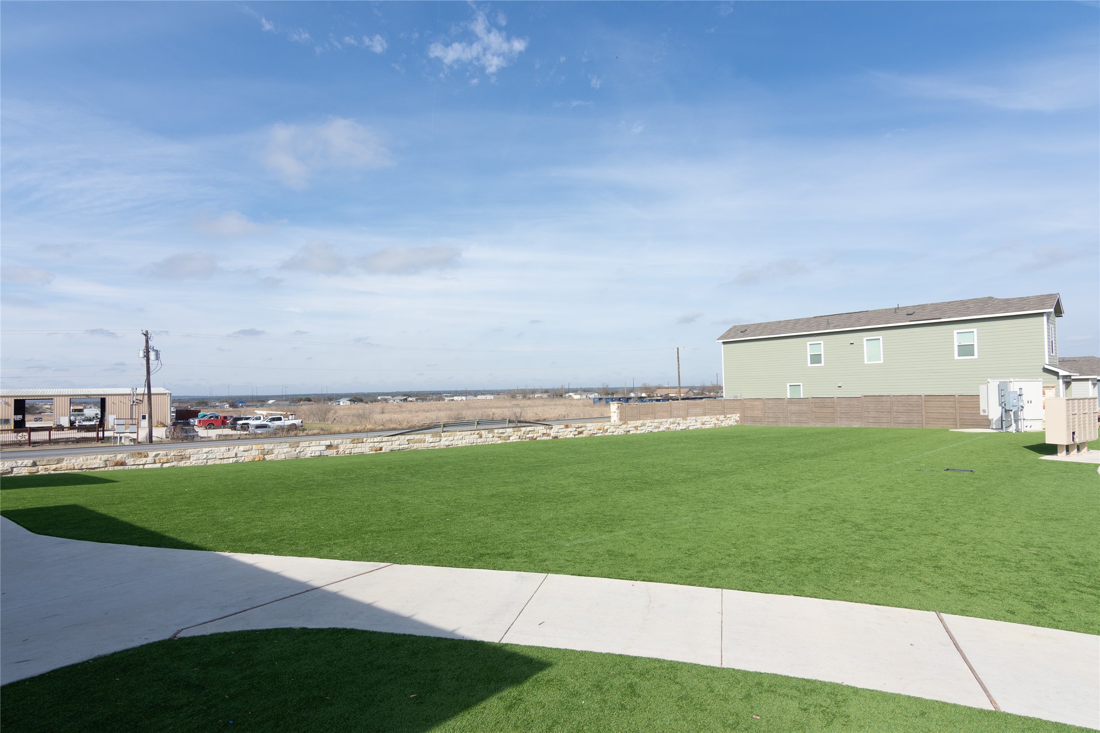 356 Marty Allen Loop Jarrell, TX 76537 - Photo 31 of 33 a view of a backyard