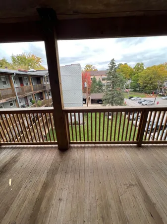 a view of a roof deck