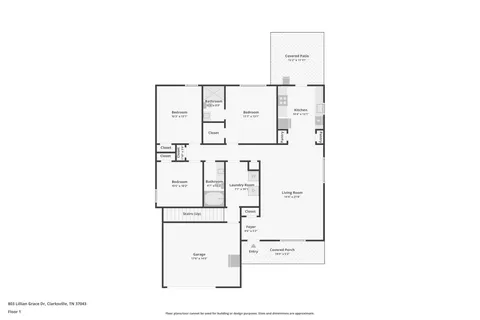 $369,900 | 803 Lillian Grace Drive, Clarksville, TN 37043