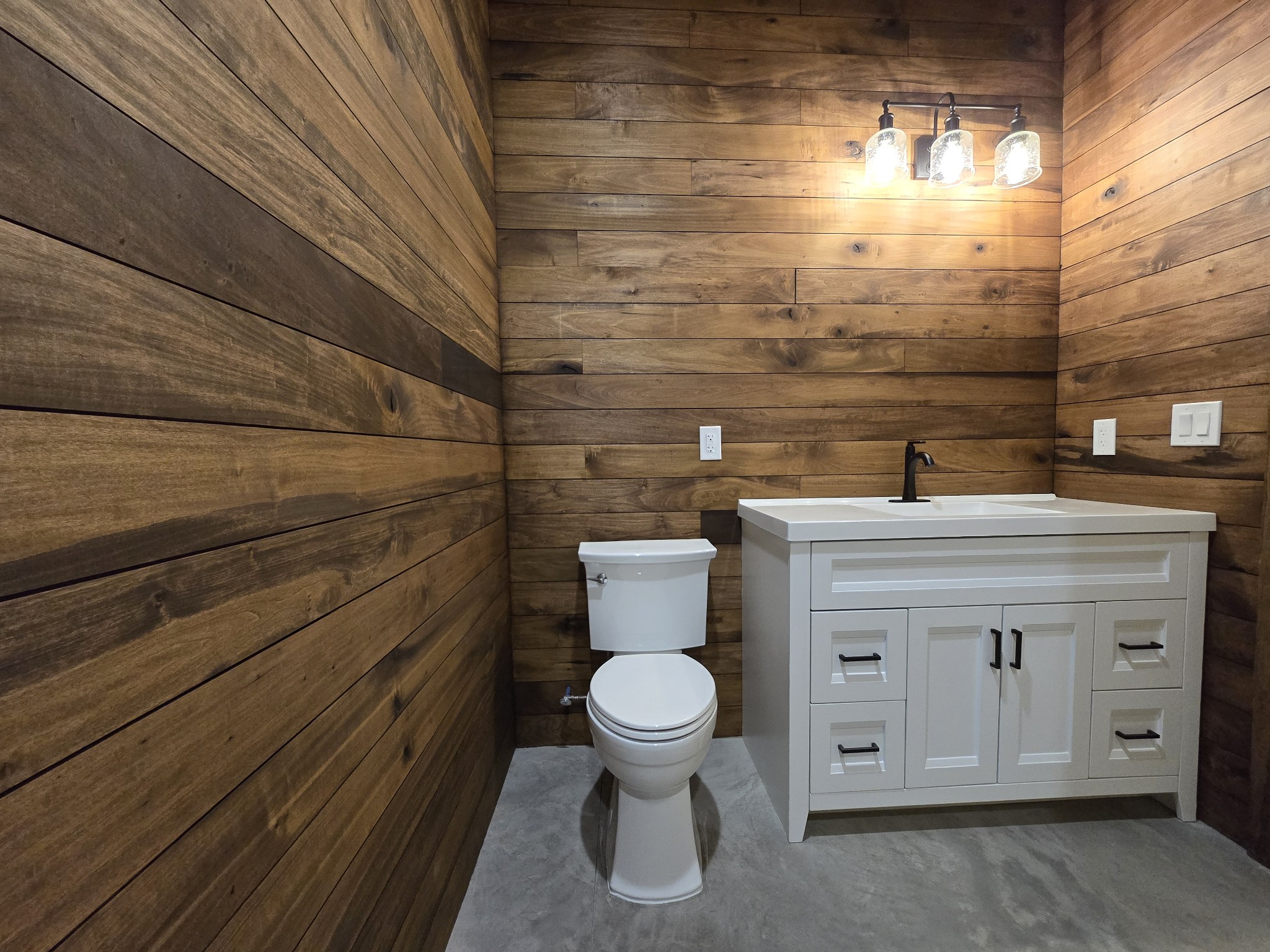 1116 Maxwell Branch Road Cottontown, TN 37048 - Photo 18 of 57 Bathroom with the Poplar Nickel Gap, stained