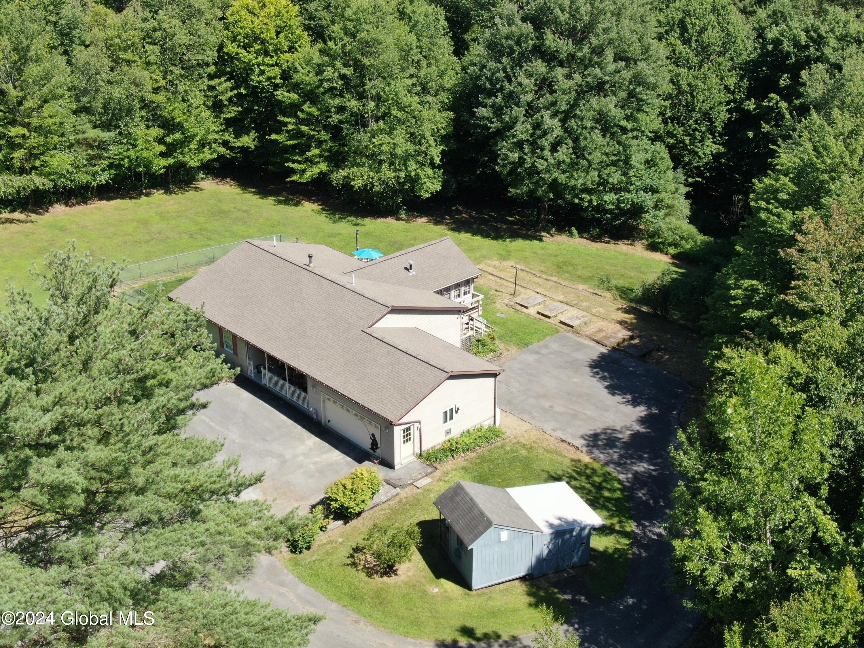 189 Hinds Road Providence, NY 12074 - Photo 3 of 36 189 Hinds drone 2