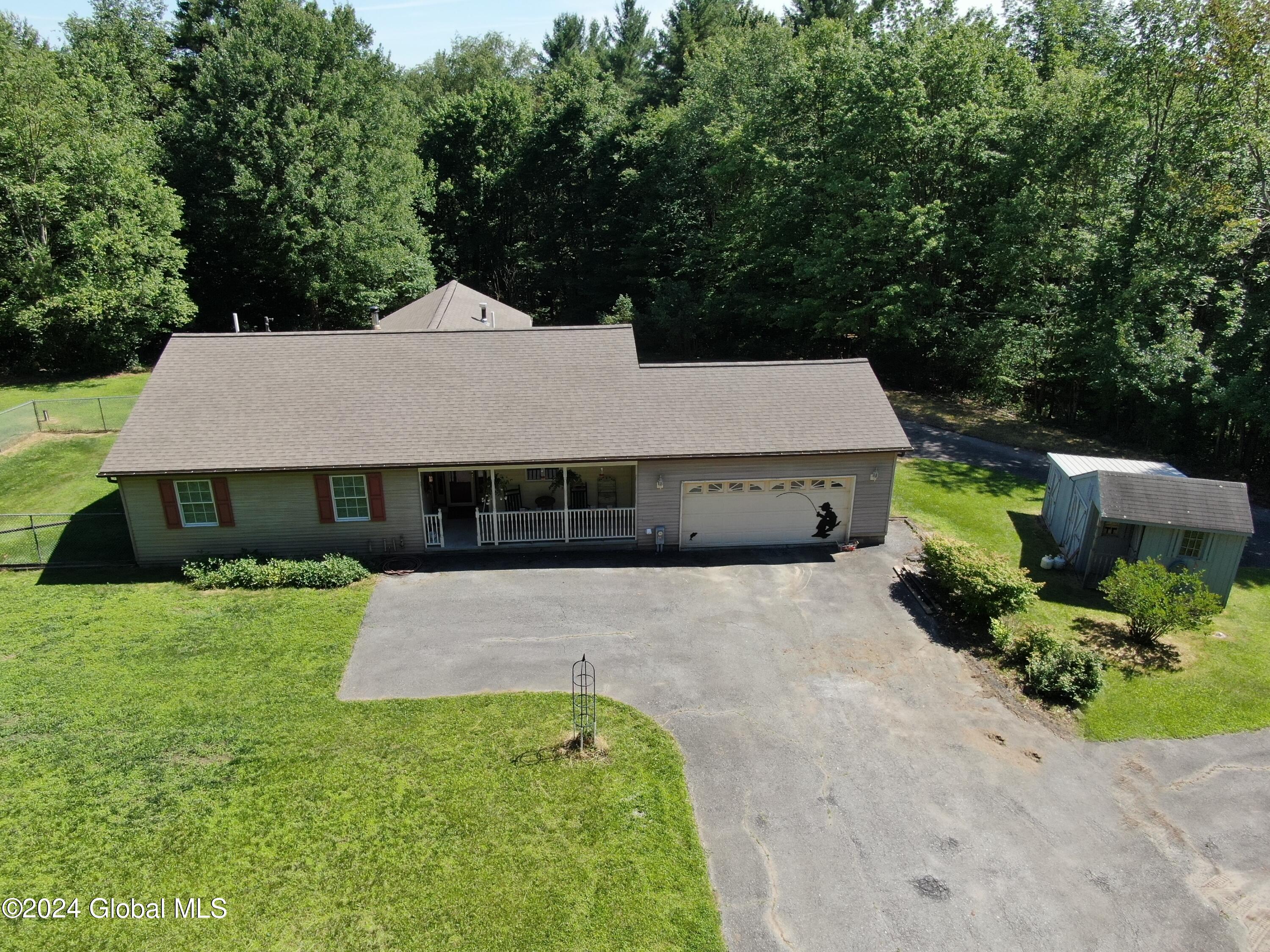 189 Hinds Road Providence, NY 12074 - Photo 4 of 36 189 Hinds drone 3