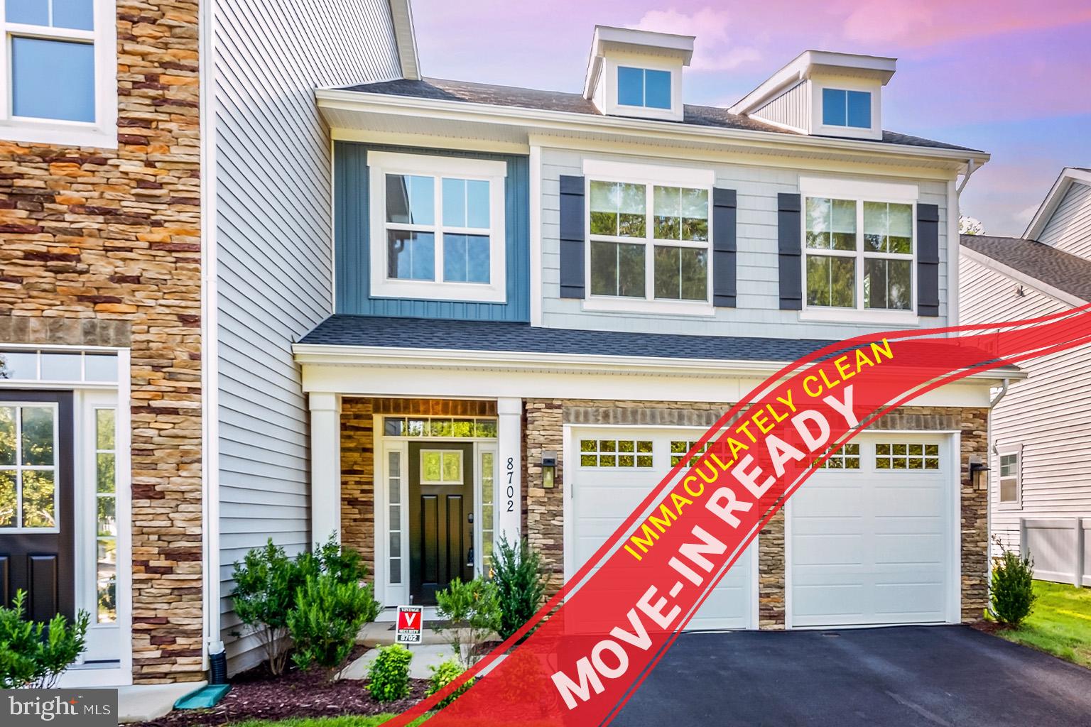 8702 Southrun Road Lorton, VA 22079 - Photo 1 of 35 End unit townhome - Private