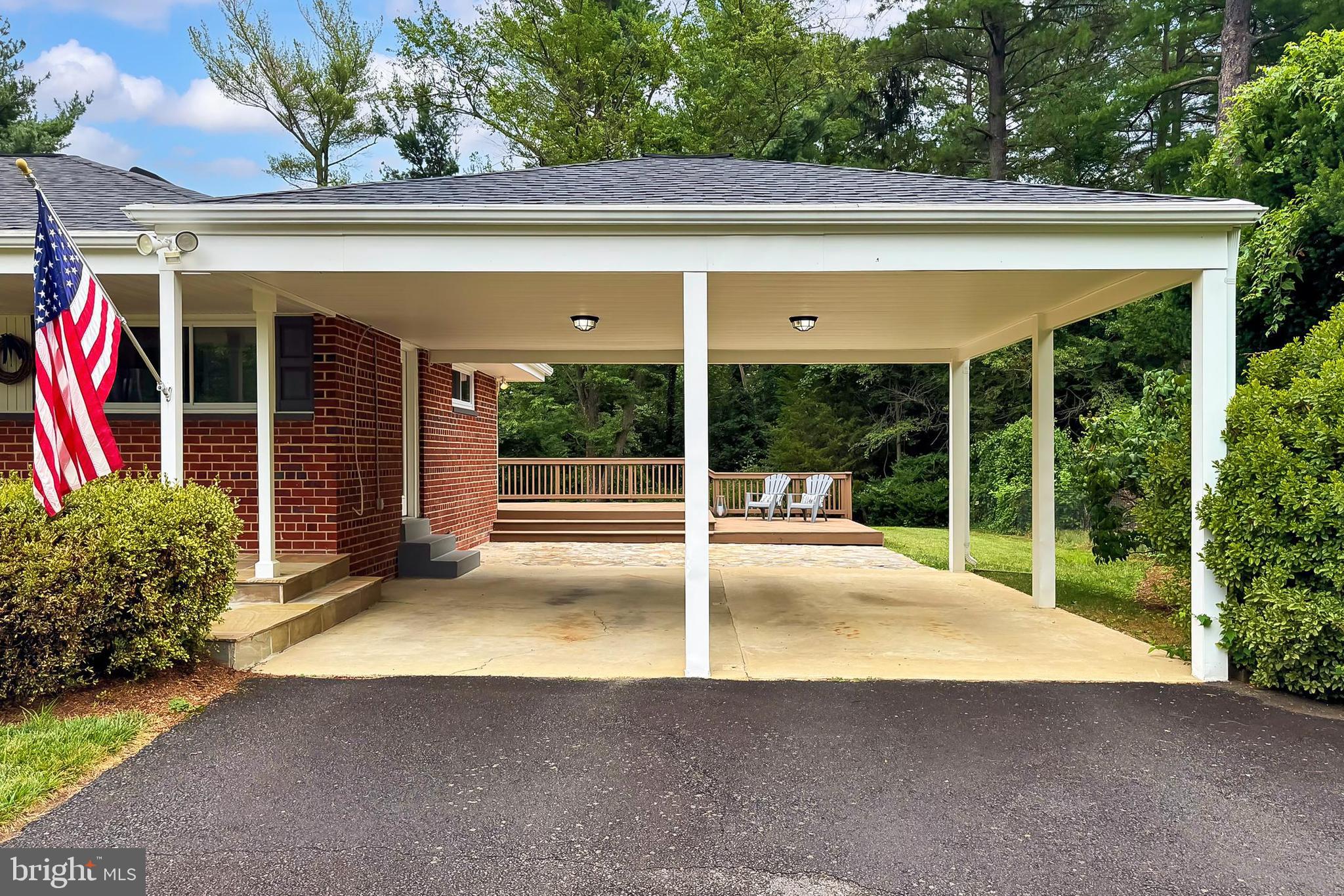 6534 Kerns Road Falls Church, VA 22044 - Photo 5 of 42 2 car attached carport w/ kitchen entrance