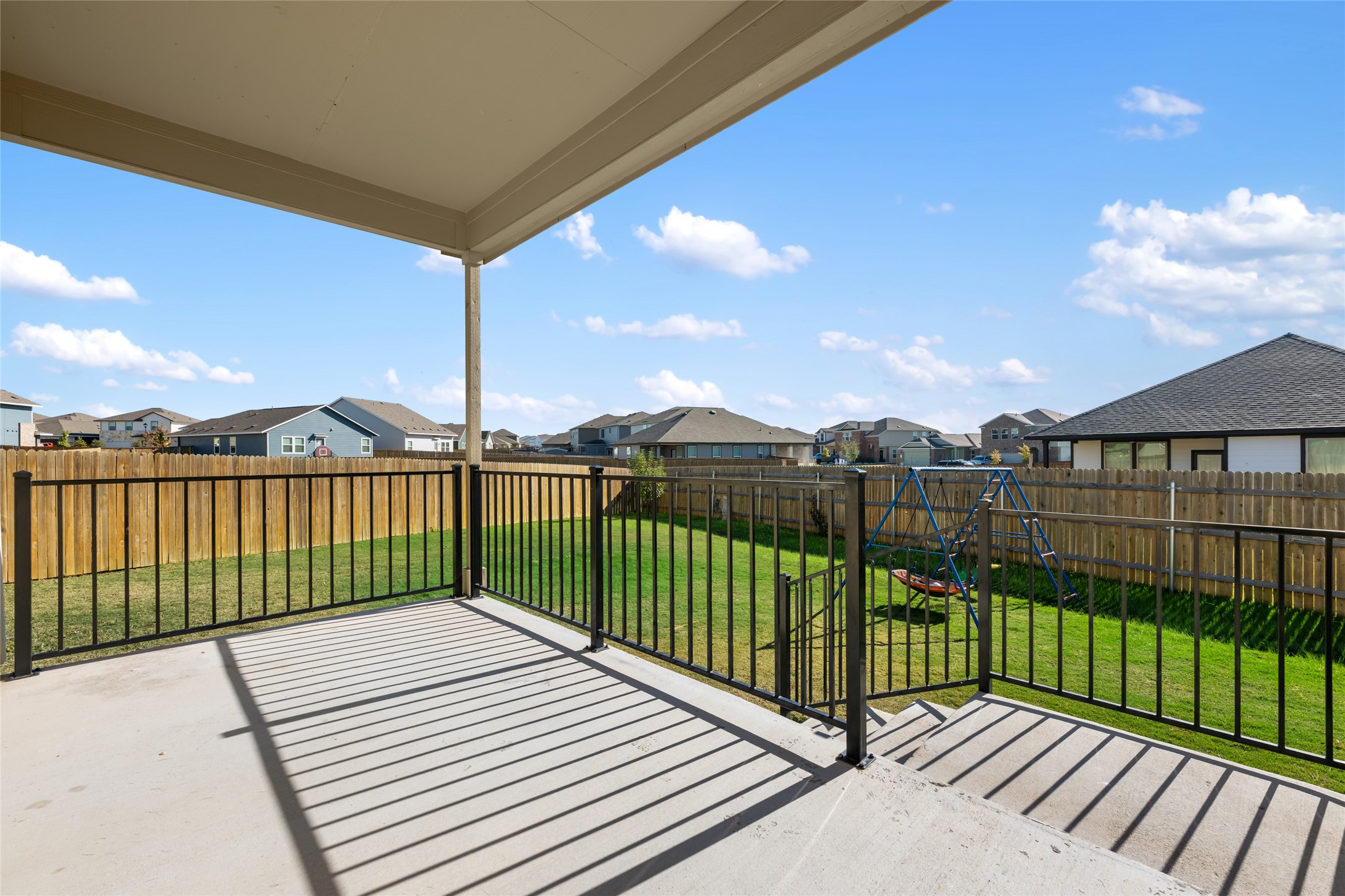 132 Joe Kidd Lane Jarrell, TX 76537 - Photo 34 of 39 a view of a balcony