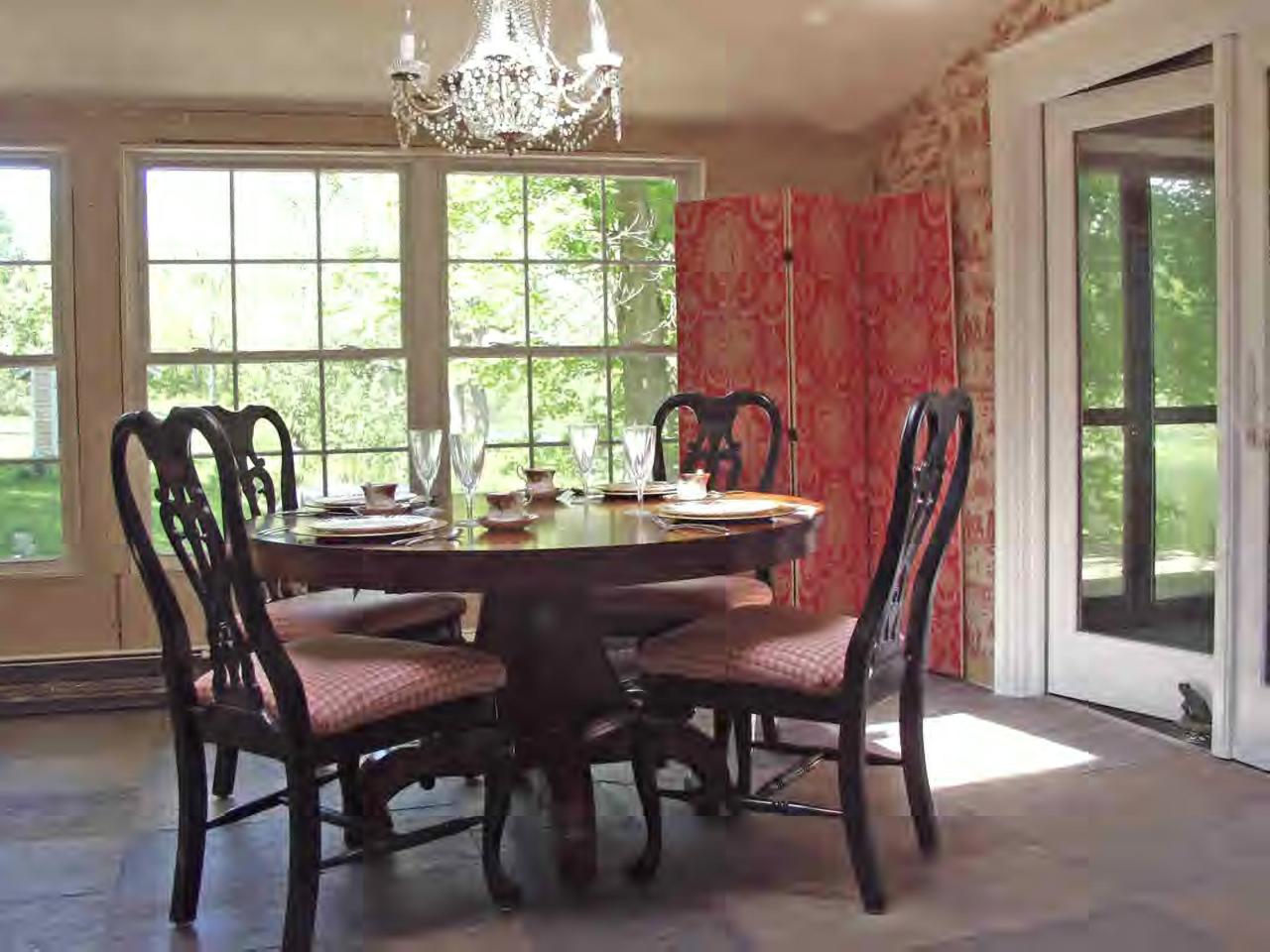 22 Glendale Middle Road Stockbridge, MA 01262 - Photo 3 of 6 a view of a dining room with furniture window and outside view
