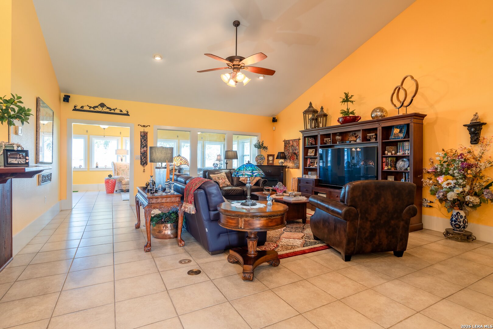 840 County Road 2250 Riviera, TX 78379 - Photo 26 of 45 a living room with furniture and a chandelier