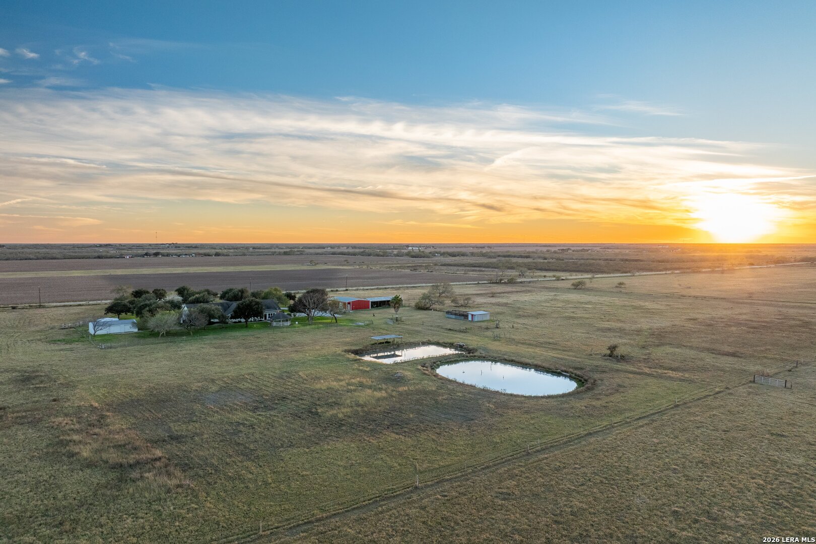 840 County Road 2250 Riviera, TX 78379 - Photo 45 of 45 a view of a lake with a yard