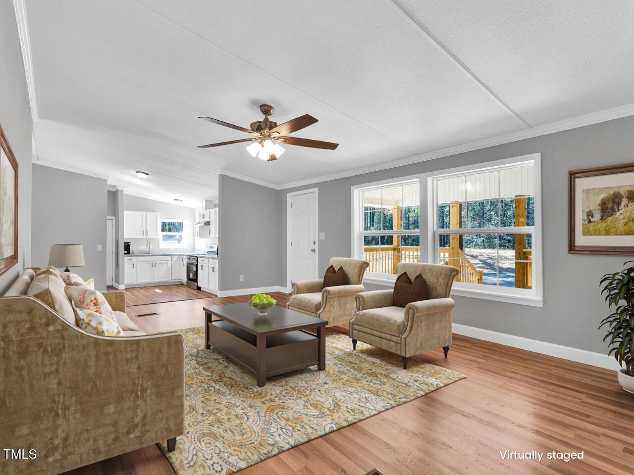 4683 Edwards Road Sanford, NC 27332 - Photo 7 of 41 living room staged