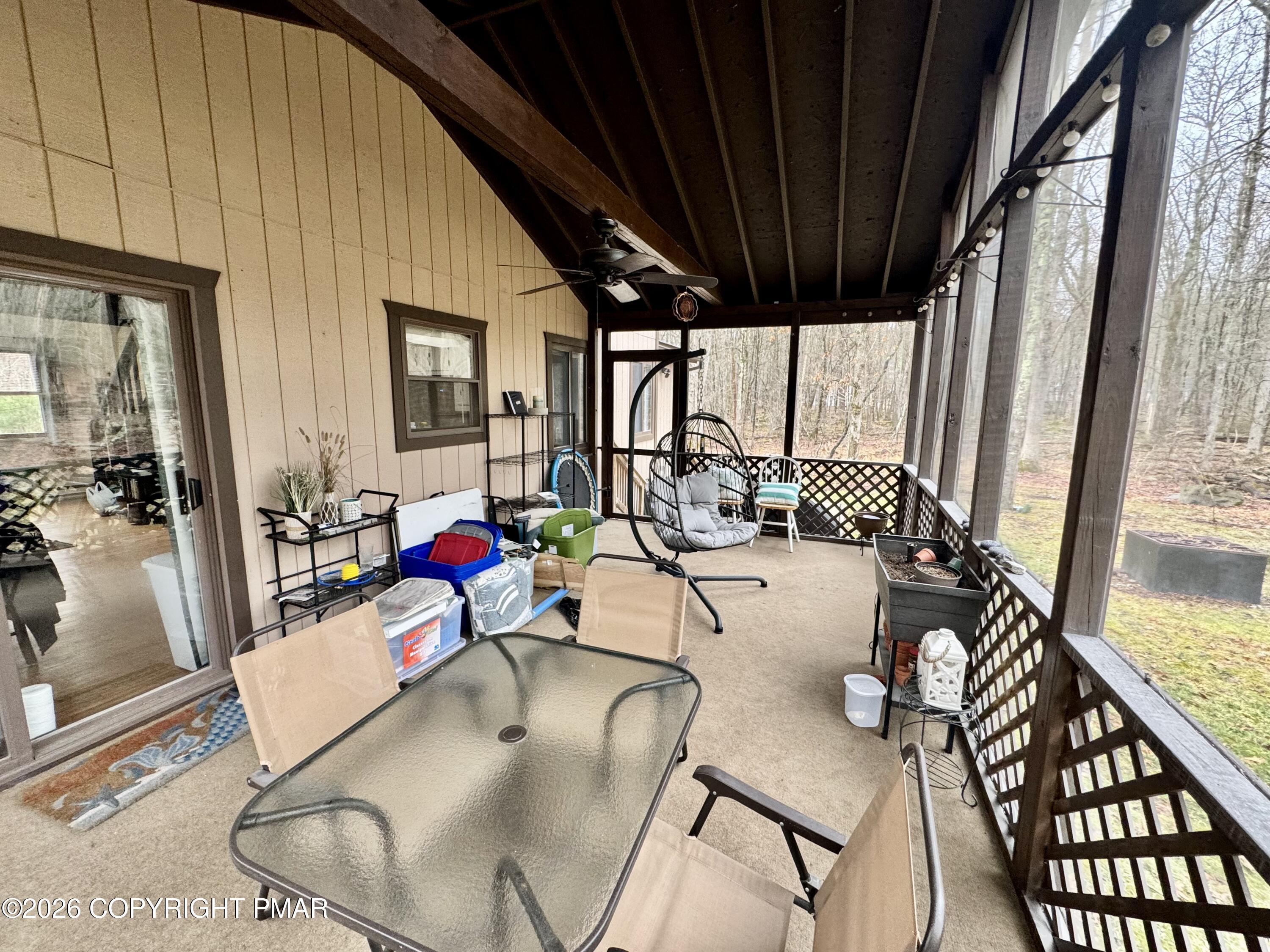 1169 Coolbaugh Road East Stroudsburg, PA 18302 - Photo 20 of 26 a view of a dining room with furniture window and outside view